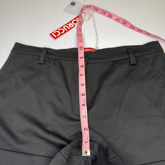 Fiorucci Black High-Rise Tailored Shorts Size IT 44 / US 30 | Made in Italy - Picture 12 of 15